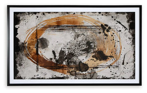 Clefting - Wall Art - Black / Caramel / Tan - Best Buy Furniture