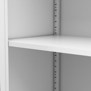 Pantry Cabinet With 2 Drawers, Adjustable Shelves, Freestanding Kitchen Storage Organizer - White