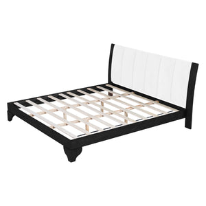 King Size Bed Frame Black and White