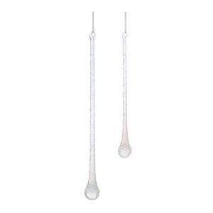 Beaded-iridescent-glass-drop-ornament-(set-of-12)-Christmas-Ornaments