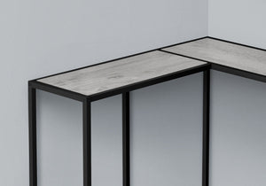 Corner Accent Console Table For Entryway, Unique L-Shaped Design - Best Buy Furniture