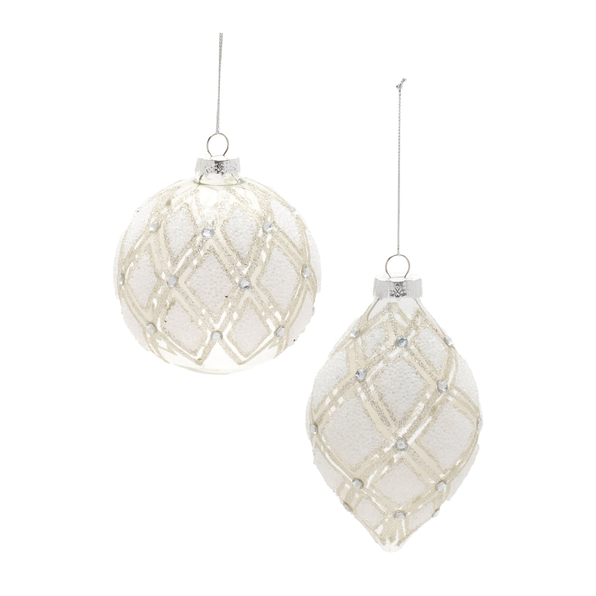 Jeweled-Diamond-Glass-Ornament-(Set-of-6)-Christmas-Ornaments