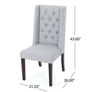 Sophisticated Tufted Dining Chair With High Back Design - Best Buy Furniture