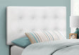 Twin Size, Bed Headboard Only, Upholstered, Transitional - White - Best Buy Furniture
