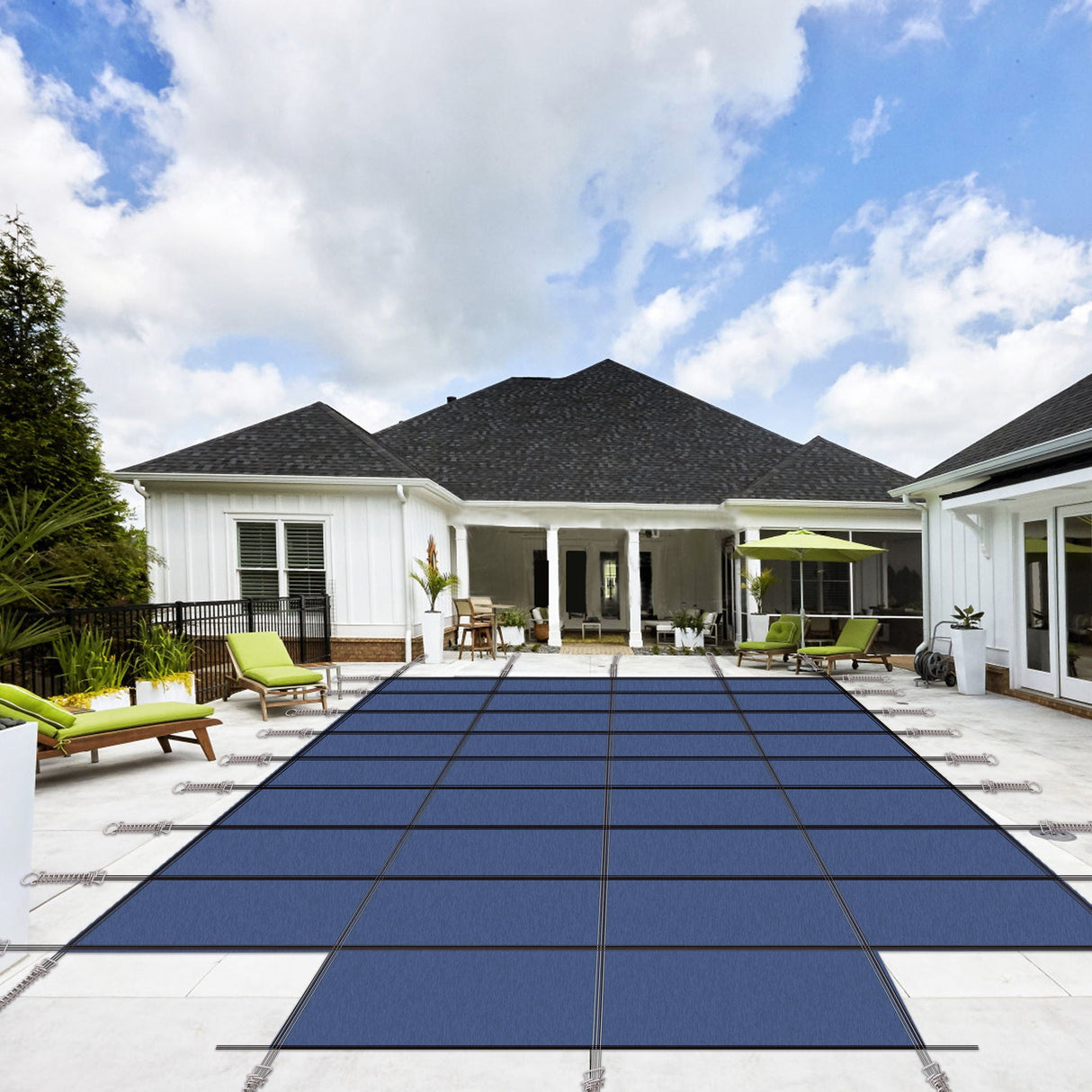 20 x 40 Ft High Strength Pool Safety Cover for Rectangular Inground Pools