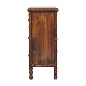 Solid Wood Bamboo 3 Drawer Chest