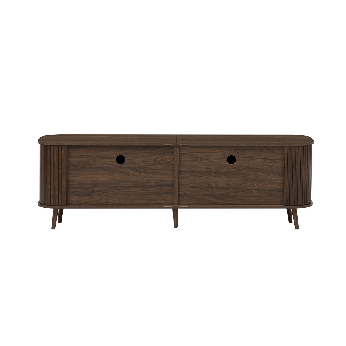 70" TV Stand, Media Center With Ample Storage - Dark Brown
