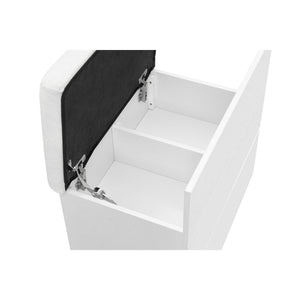 Elisa - Vanity Set With Stool And LED Bulbs