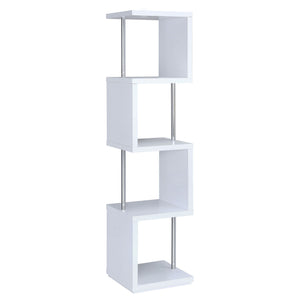 4 Tier Bookcase With Accents