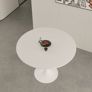 31.5" White Dining Table