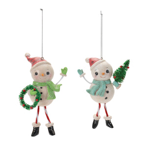 Nostalgic Snowman Ornament (Set of 12)