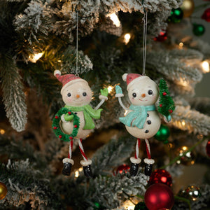 Nostalgic Snowman Ornament (Set of 12)
