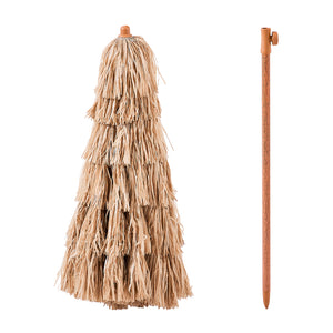 Tiki Umbrella Thatched Patio Umbrella 6 ft Poolside Beach Umbrella