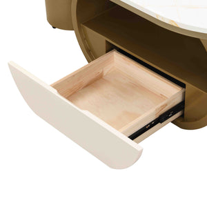 Luxury Modern Oval Coffee Table