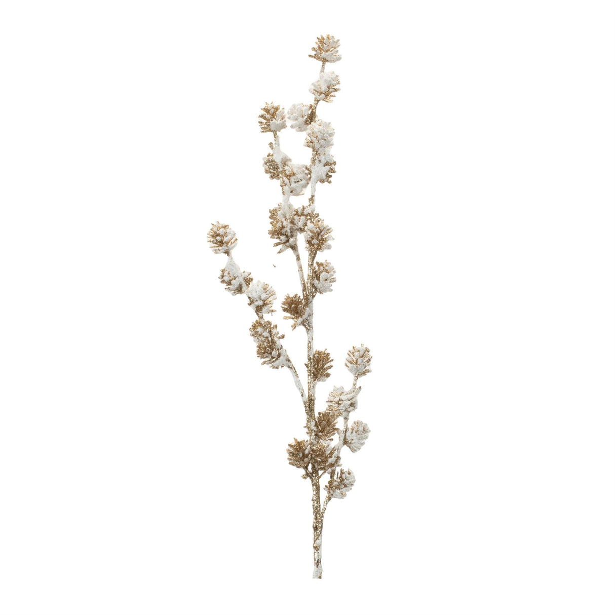 Snowy-Glittered-Pinecone-Spray-(Set-of-6)-Christmas-Decor