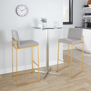 Fuji - Contemporary Design High Back Barstool