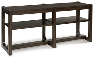 Breckington - Sofa Table - Dark Brown - Best Buy Furniture