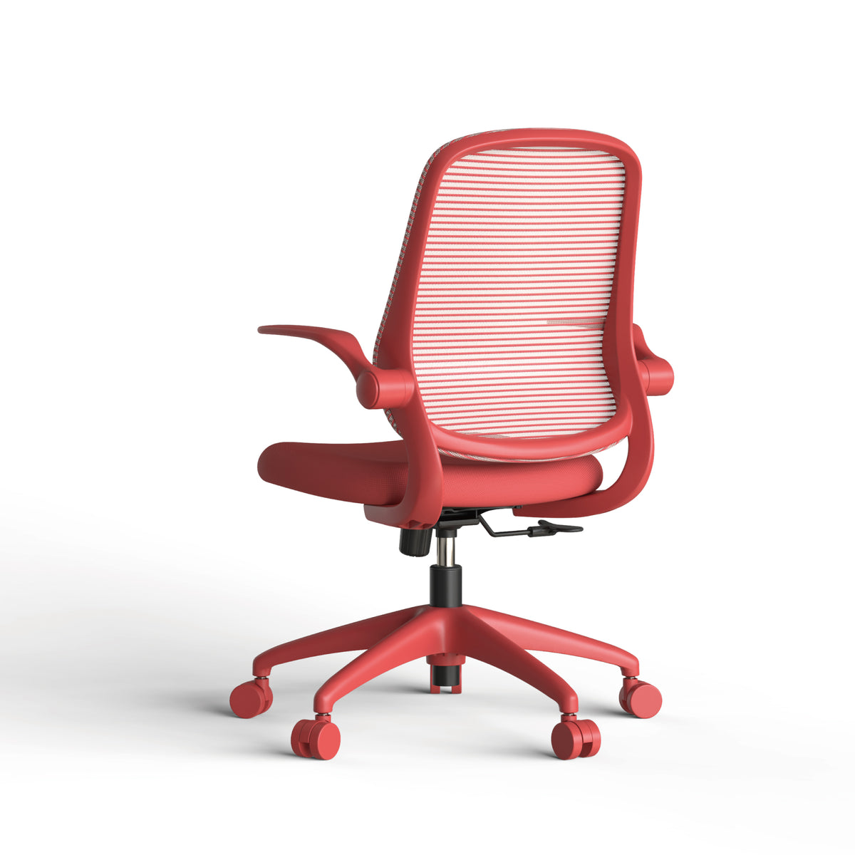 Ergonomic Color Office Chair - 350LBS Capacity, Red