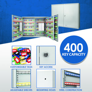 Adjustable Key Cabinet With Lock