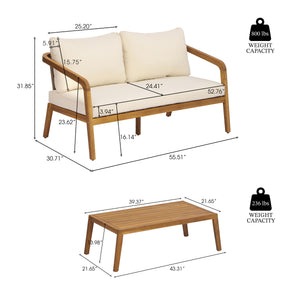4-Piece Outdoor Patio Furniture Set