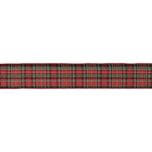 Tartan-plaid-wired-ribbon-(set-of-2)-Ribbons-&-Trim