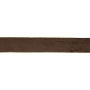 Brown-wired-ribbon-(set-of-2)-Ribbons-&-Trim