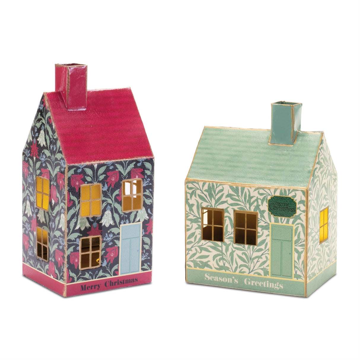 LED-Metal-Holiday-House-(Set-of-2)-Seasonal-&-Holiday-Decor