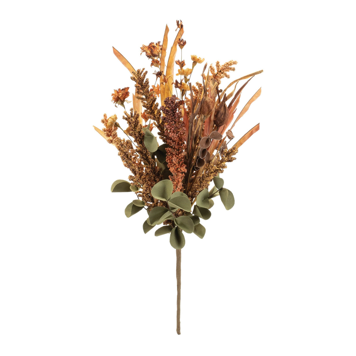Mixed Fall Floral and Foliage Bush (Set of 6)