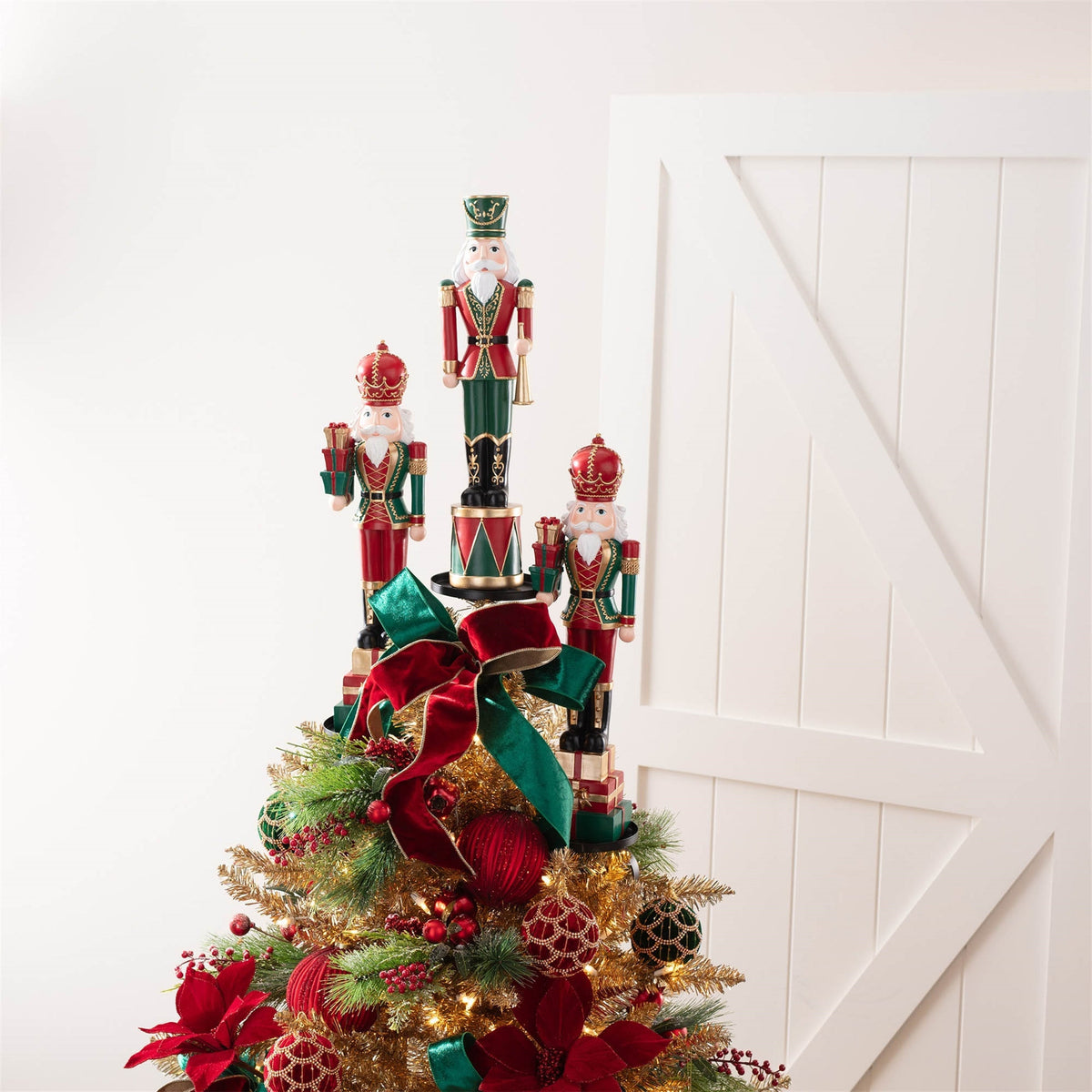 Metal Triple Tree Topper Platform 36"H