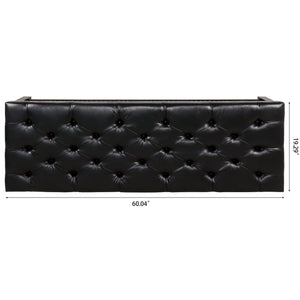 Bedroom End Of Bed Bench Tufted Upholstered End Of Bed Bench End Of Bed Entrance Shoe Bench With Nailhead Trim And Shelf Bedroom Upholstered Bench Living Room Shoe Rack Footstool