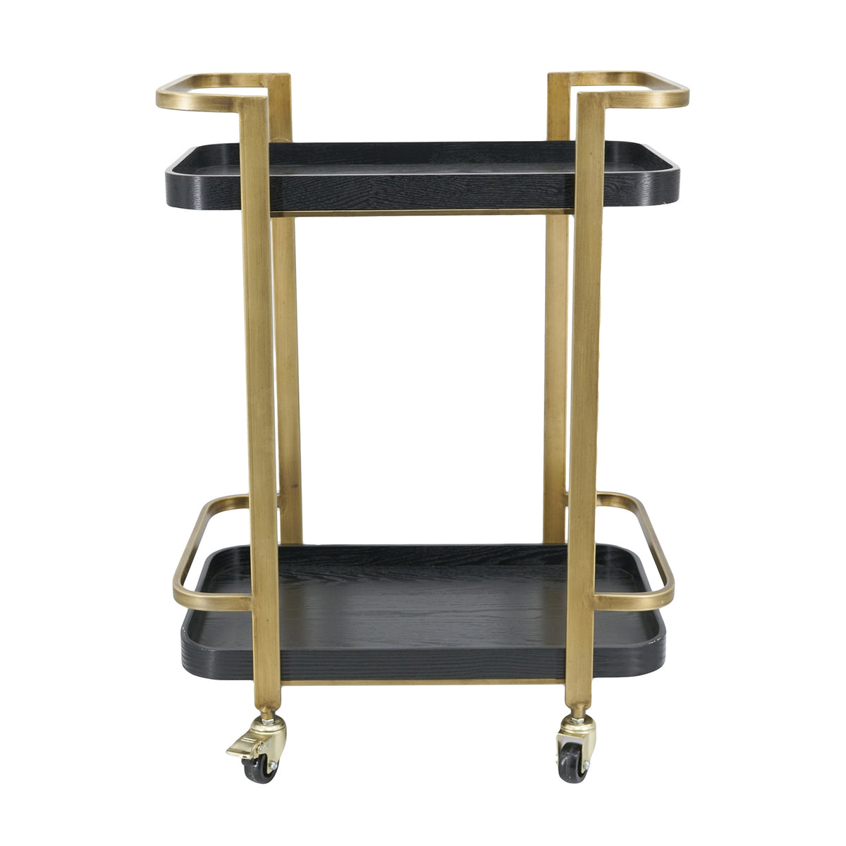 23.8" x 15.2" Metal Bar Cart