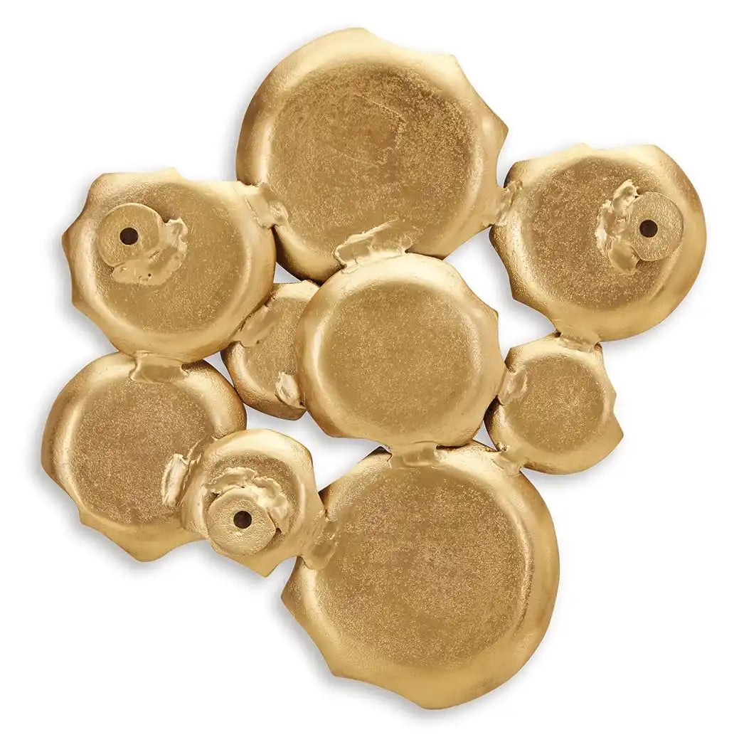 Gageton - Wall Decor - Antique Gold Finish - Best Buy Furniture