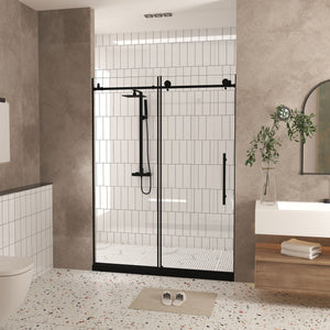 Frameless Shower Door With Handle
