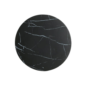 Outdoor Lightweight Concrete BMarble Effect Side Table, Living Room End Table - Black / Marble - Best Buy Furniture