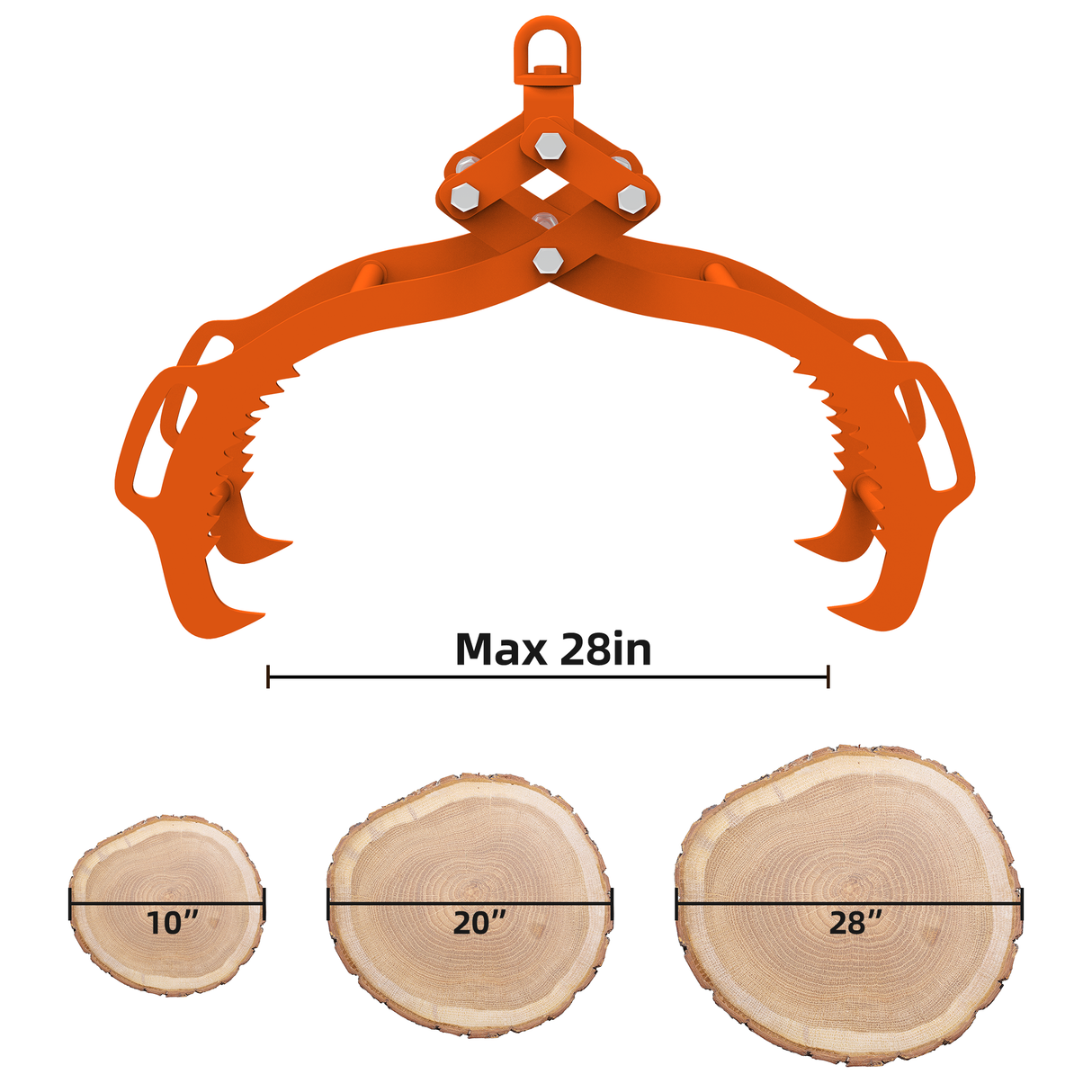 28in Log Lifting Tongs