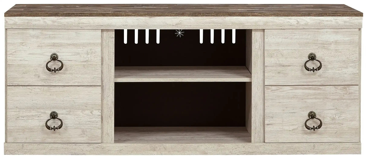 Willowton - TV Stand With Fireplace Option - Best Buy Furniture