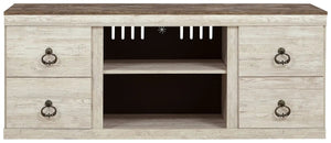 Willowton - TV Stand With Fireplace Option - Best Buy Furniture