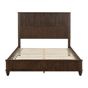 Platform Bed Frame & Tall Headboard