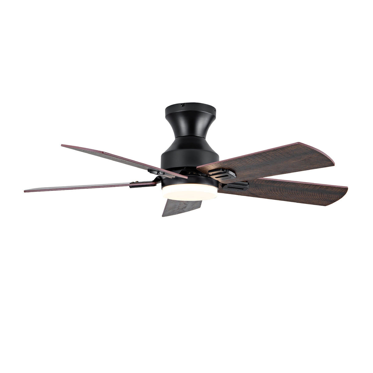 42 Inch Low Profile Ceiling Fan with Light and Remote Control