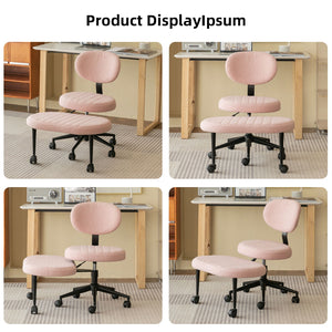 Ergonomic Cross Legged Office Chair With Back Support