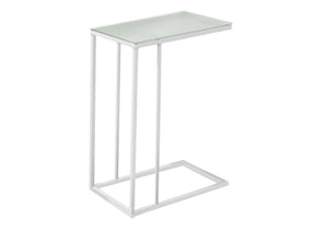 Accent Table, C - Shaped, Tempered Glass, Stylish Design Contemporary & Modern - Best Buy Furniture