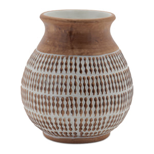 Textured Ceramic Vase (Set of 2)