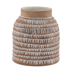 Textured Ceramic Vase (Set of 2)