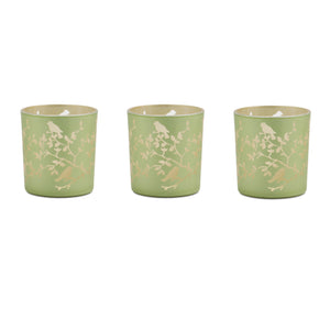 Frosted-floral-bird-votive-candle-holder-(set-of-3)-Candle-Holders