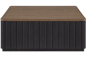 Channel - Cocktail Table With Casters - Black