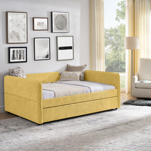 Upholstered Daybed With Pop Up Trundle