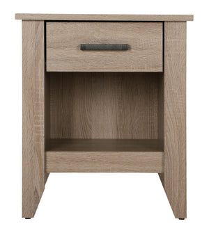 Roller Drawer Glides Nightstand