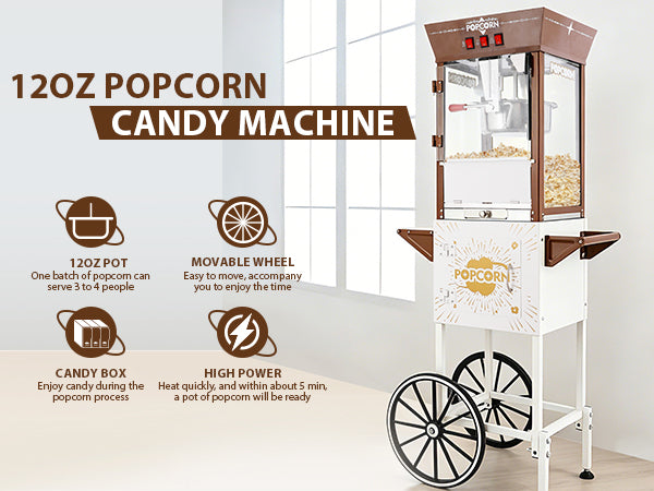 12oz Retro Popcorn Machine
