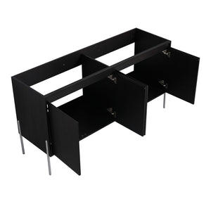 Freestanding Bathroom Vanity & Soft Close Cabinet Doors