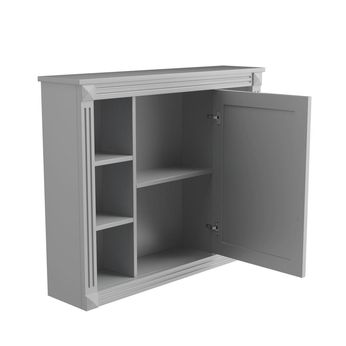 Bathroom Vanity With Top Sink, Mirror Cabinet, 2 Soft Closing Doors & 2 Drawers
